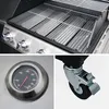 Modulo cucina da esterno con barbecue a 4 bruciatori, fuoco Anteprima dell’immagine prodotto 3