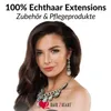 hair2heart Microring Extended capelli umani lisci - 25 Anteprima dell’immagine prodotto 5
