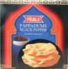 Midas Pappadums z czarnym pieprzem Indyjska przekąska 110g Podgląd zdjęcia produktu 2