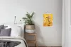 MuchoWow® Textilposter Vogel - Kohlmeise - Blumen - Produktbild-Vorschau 3