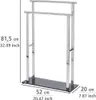 WENKO LAVA Handtuch Halter Edelstahl Kleider Ständer Produktbild-Vorschau 4