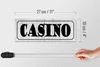 Holzschild Spruch 27x10cm Casino Spiele Spielbank Produktbild-Vorschau 6