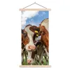 MuchoWow® Textilposter Kühe - Tiere - Wiese - Natur 60x120 Produktbild-Vorschau 1