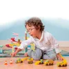 Baufahrzeuge Spielset 5 Teilig Holzfahrzeuge Produktbild-Vorschau 3