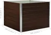DELUKE® Hochbeet für Garten EMIL Quadrat Braun | Produktbild-Vorschau 2