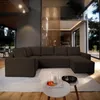 Masseno Ecksofa NORENA L-S mit Schlaffunktion U-Form, Sofa Produktbild-Vorschau 4