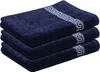 Handtuch GREEK 50 x 90 cm dunkelblau, 100% Baumwolle Produktbild-Vorschau 1