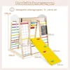 COSTWAY Klettergerüst Spielplatz, 8in1 Kletterdreieck, Produktbild-Vorschau 7