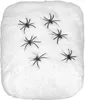 Spinnennetz mit Spinnen Halloween-Deko weiss 100 g 35qm - Produktbild-Vorschau 1