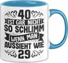 40. Geburtstag Frauen Geschenk Tasse 40 Ist Gar Nicht So Produktbild-Vorschau 1