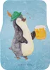 Mr. & Mrs. Panda Fußmatte Fürs Auto Pinguin Bier - Eisblau Produktbild-Vorschau 1