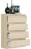 Komoda 70 cm 4 zásuvky skříňka FRAMIRE R-4 sonoma Náhled obrázku produktu 4
