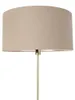 Stehlampe Verstellbar Gold mit Schirm HellBraun 50 cm Parte Produktbild-Vorschau 2