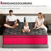 DEWINNER Matras 140x200, pocketveringmatras, dubbele laag Productafbeelding-voorbeeld 3