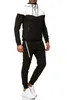 Herren Jogginganzug | Freizeitanzug 984 Schwarz-Weiss XXL Produktbild-Vorschau 3