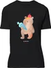 Mr. & Mrs. Panda Größe XL T-Shirt Bär Schultüte - Schwarz - Produktbild-Vorschau 1