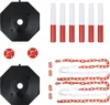 TWOLIIN 2 kusy zábranových sloupků řetězové sloupky z Náhled obrázku produktu 7