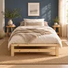 Homestyle4u Holzbett 90x200 mit Lattenrost Palettenbett Produktbild-Vorschau 9