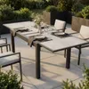 Milani Home - tavolo da giardino allungabile, alluminio, 10 Anteprima dell’immagine prodotto 2