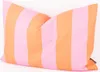 Kissenhülle Streifen orange pink div. Größen SCHÖNER LEBEN Produktbild-Vorschau 1