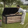 Keter Gartenbox 'Brightwood' | 454 Liter, Holzoptik Pinie | Produktbild-Vorschau 6