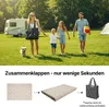 Tapiso Teppich IBIZA Outdoor Weiß Beige Picknick Garten  Produktbild-Vorschau 5