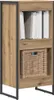 vidaXL Bücherregal Kunsthandwerk Eiche 40 x 30 x 86,5 cm Produktbild-Vorschau 2