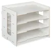Relaxdays Briefablage, Büro Organizer aus MDF, A4 Papier, 3 Produktbild-Vorschau 8