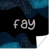 MuchoWow® Poster Fay - Pastell - Mädchen 75x75 cm - Wand Produktbild-Vorschau 1