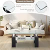 CLIPOP Couchtisch, Glas Wohnzimmertisch, 100x60x45cm Produktbild-Vorschau 9