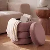 riess-ambiente Runder Polsterhocker VOGUE 40cm rosé Samt Produktbild-Vorschau 12