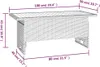 A diagram showing the dimensions of a table. Anteprima dell’immagine prodotto