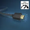 HAMA Câble HDMI Ultra Haut Débit 8K 48 Gbit/s 2,0m Or Voir les images du produit 12
