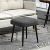 HOMCOM Tabouret de pied Tabouret de maquillage carré Voir les images du produit 2