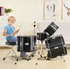 5-teiliges Schlagzeug-Set für Kinder Drum mit Thron Schwarz Produktbild-Vorschau 8
