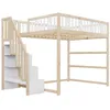 STILVORA Etagenbett 140x200 aus Massivholz mit Produktbild-Vorschau 5