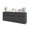 Commode NOAH Anthracite – Grande Commode de Chambre avec 5 Voir les images du produit 1