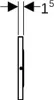 Geberit WC-Steuerung Typ10 IR Netz weiss/chrom, round, 1 Produktbild-Vorschau 7