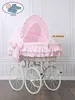 Retro Victoria Moseskorb - Weiße + rosa Bettwäsche mit Produktbild-Vorschau 3