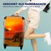 MuchoWow® Koffer Handgepäck Trolley Rollkoffer Kleine Produktbild-Vorschau 4