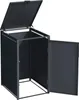 Kovový box na popelnice Konsta 1x240l 68x80x116cm antracit Náhled obrázku produktu 6