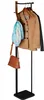 Relaxdays Garderobenständer Metall & Holz, modern, 3 Haken Produktbild-Vorschau 1