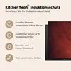 KitchenYeah© Herdabdeckplatte Leder - Lederoptik - Braun - Produktbild-Vorschau 6
