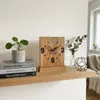 Orologio da tavolo quadrato in rovere Flexistyle zs1, 16 cm Anteprima dell’immagine prodotto 9