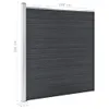 vidaXL Gartenzaun WPC 175x186 cm Grau Produktbild-Vorschau 8