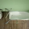 70X90cm Badewannenfaltwand Badewannenaufsatz mit Duschwand Produktbild-Vorschau 3