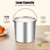 Seau en acier inoxydable de 18 litres - Seau de stockage - Voir les images du produit 12