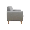 Miliboo - Skandinavisches 3-Sitzer-Sofa in Hellgrau und Produktbild-Vorschau 3