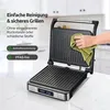 Olvy Gril de contact XXL 2000W - Appareil à sandwich pour 4 Voir les images du produit 17