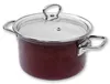 Topf, Klassischer Emailletopf, massiv, rot 24 cm 6,1 l Produktbild-Vorschau 15